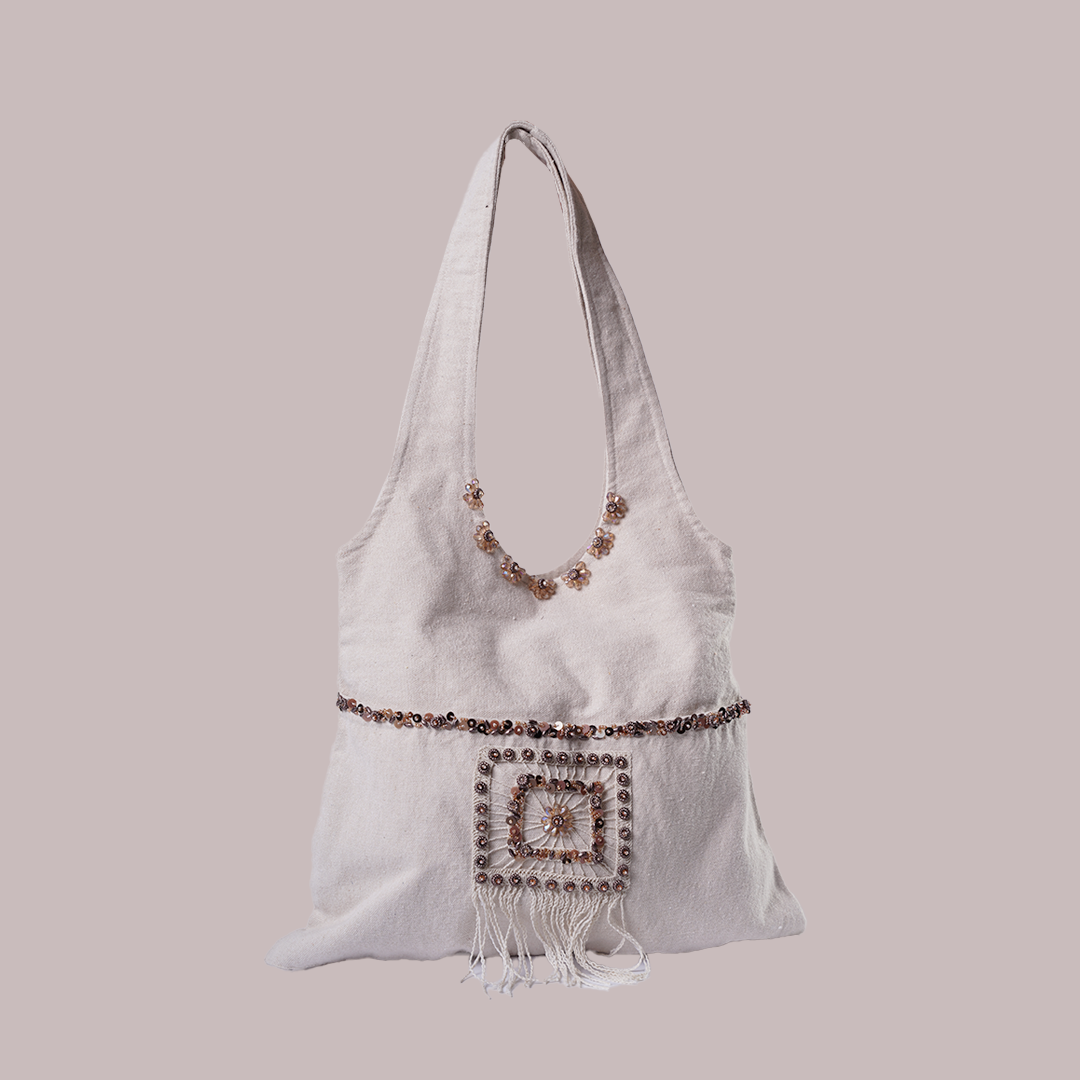 Embroidered Tote Bag ( 1003 )