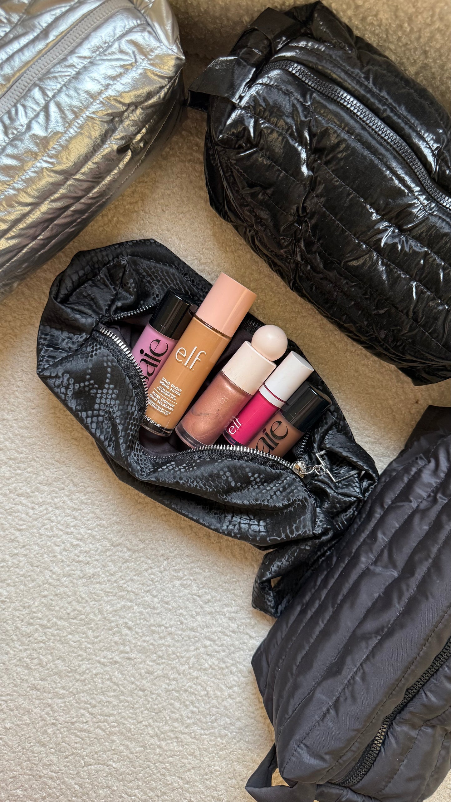 Leather Makeup Bag