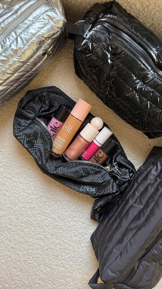 Leather Makeup Bag
