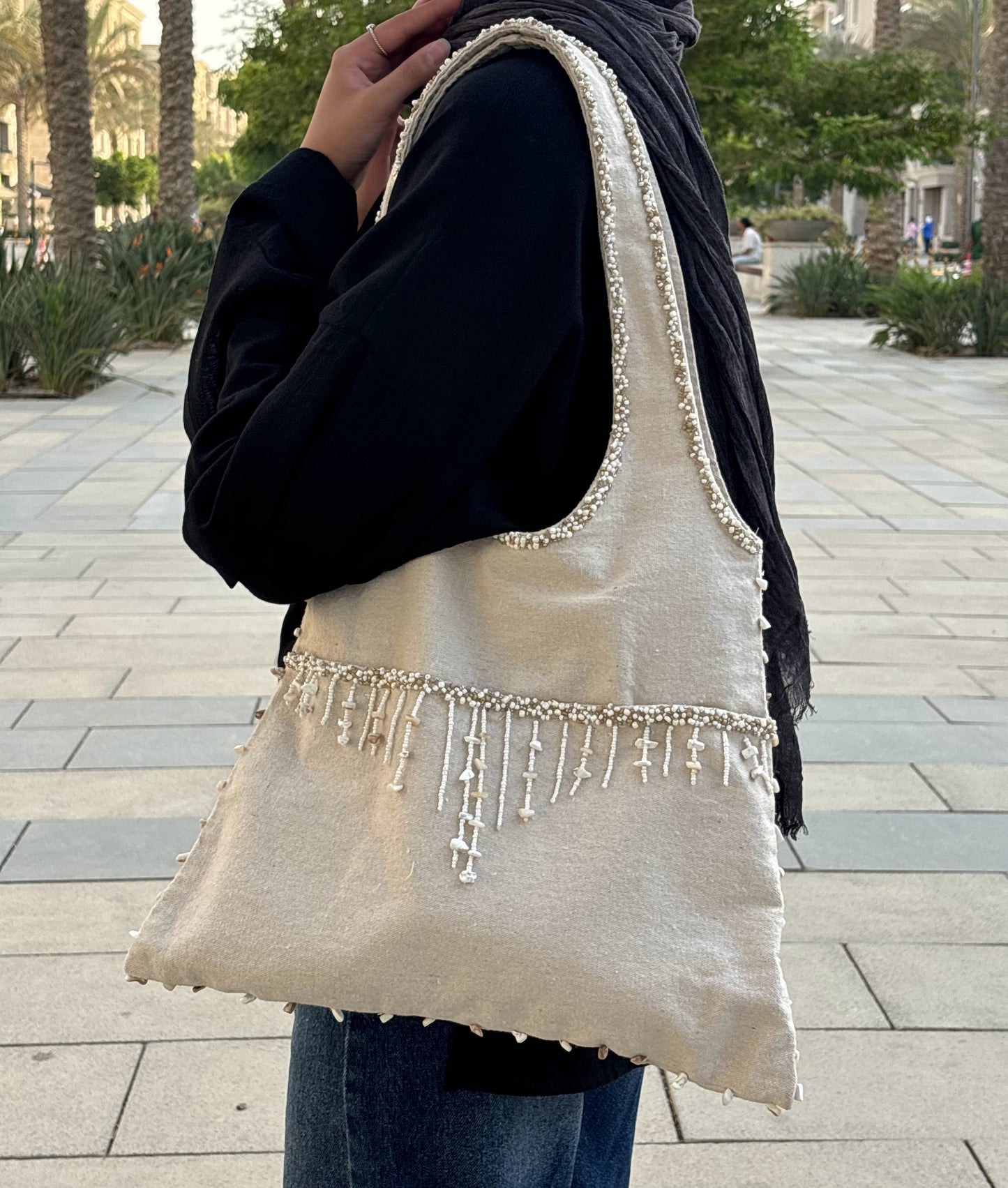 Embroidered Tote Bag ( 1005 )