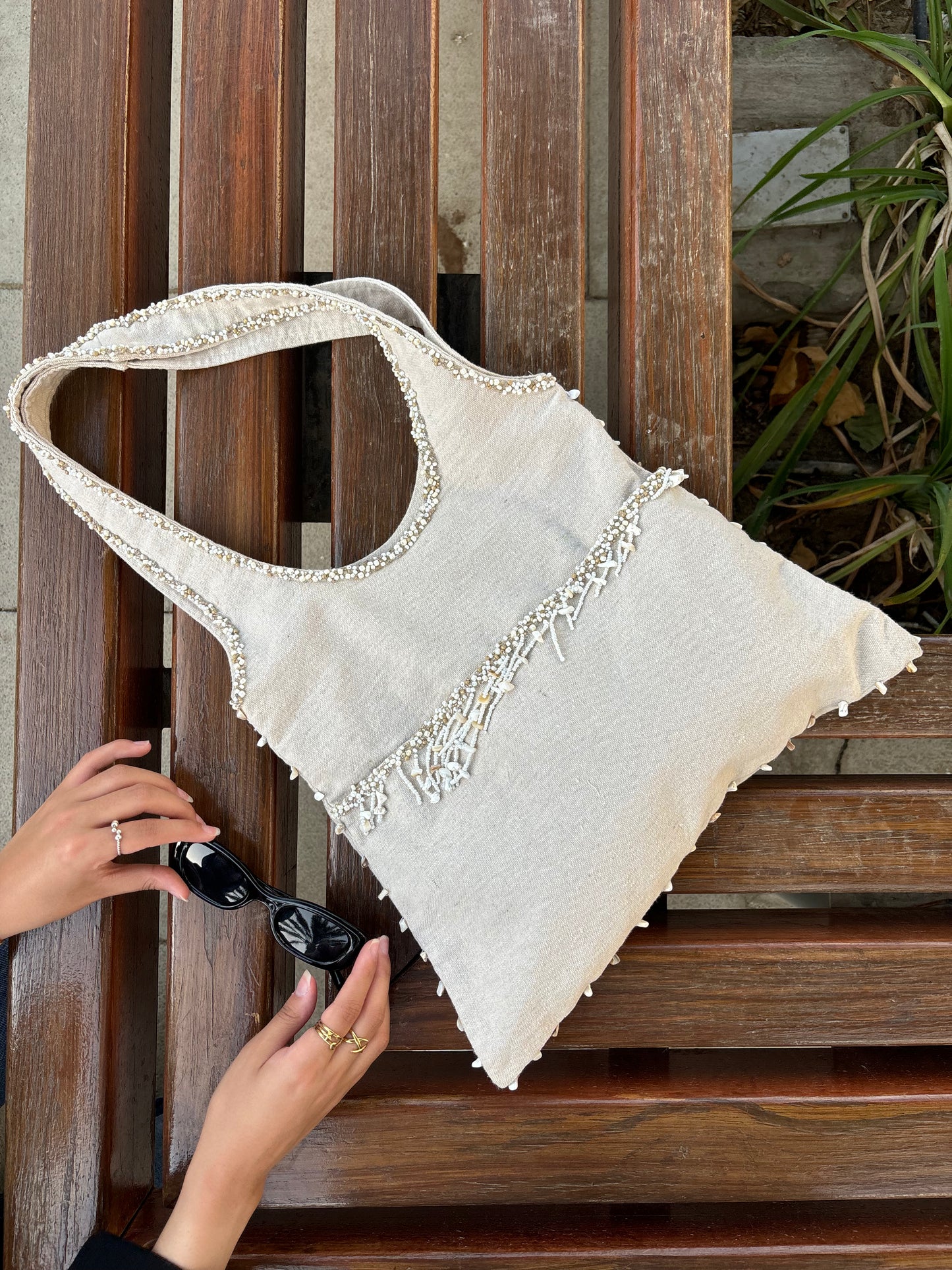 Embroidered Tote Bag ( 1005 )