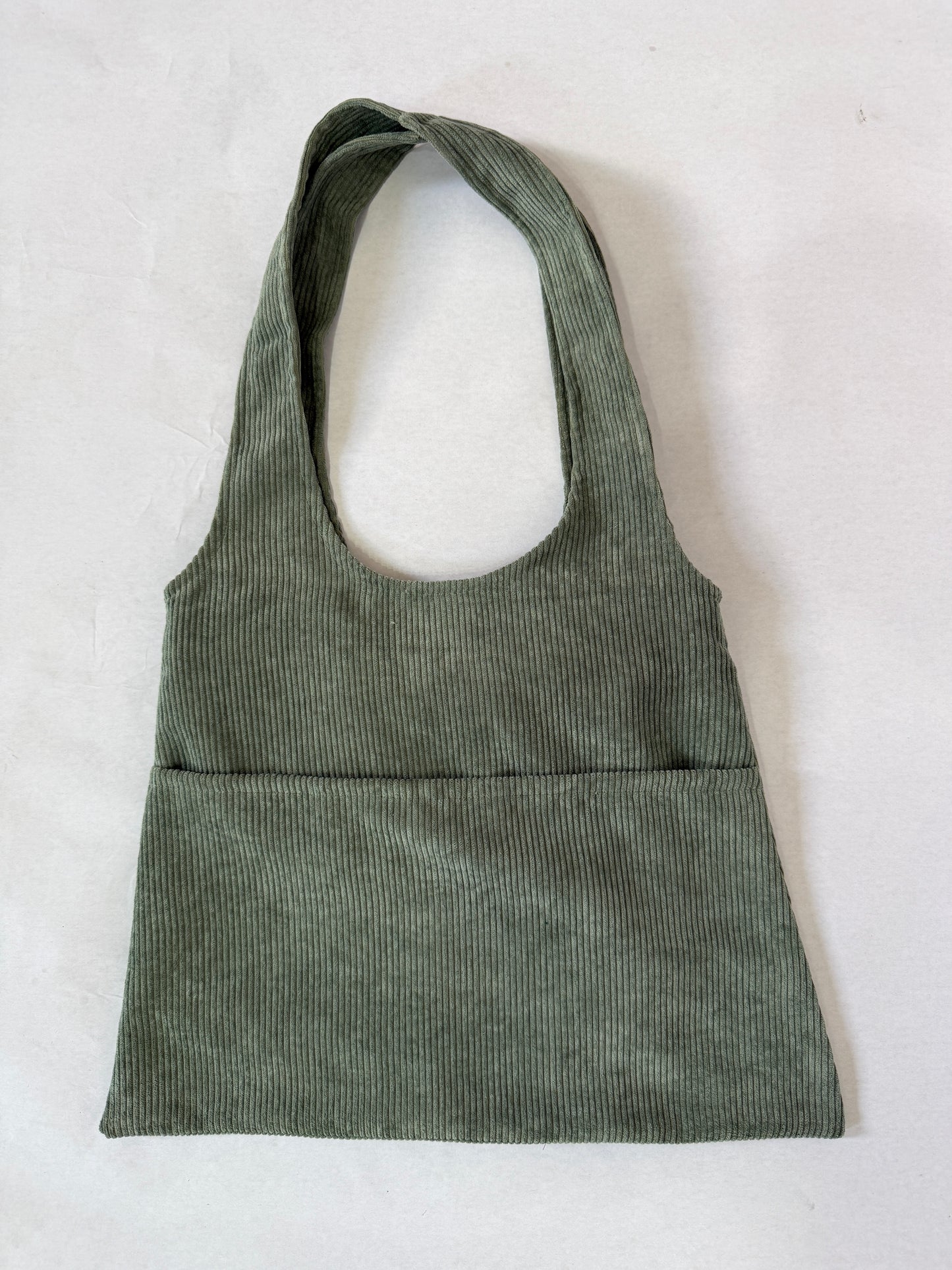 Velvet Corduroy Shoulder Bag