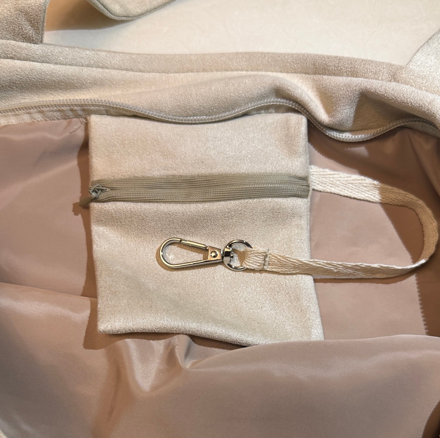 Printed Velvet Tote Bag - Events