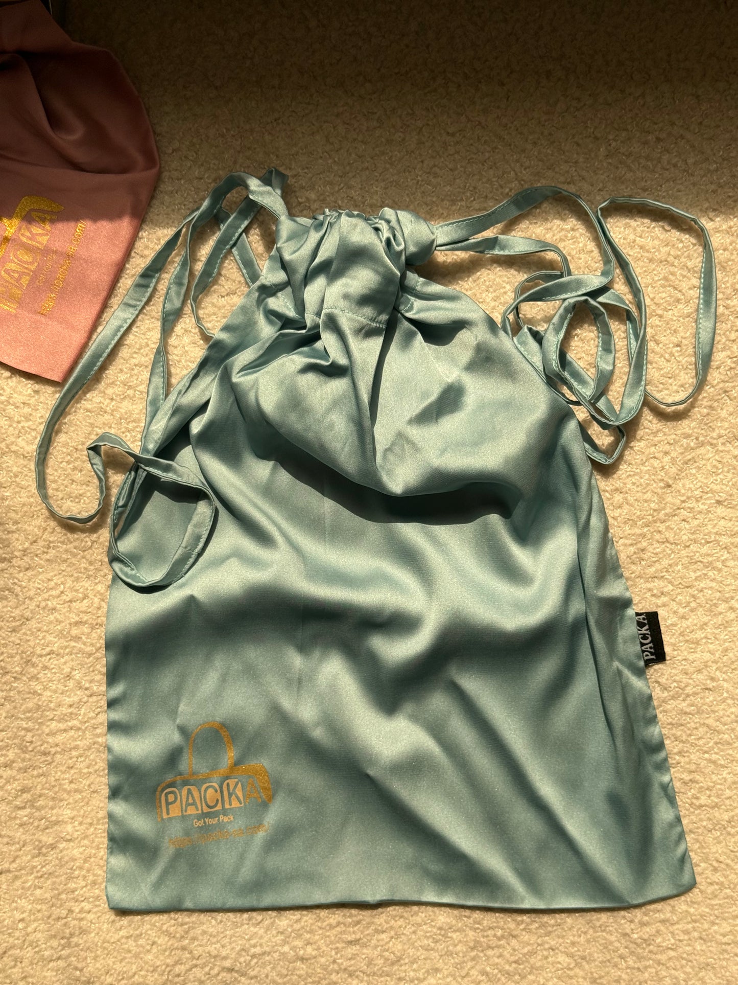 Satin Drawstring Bag