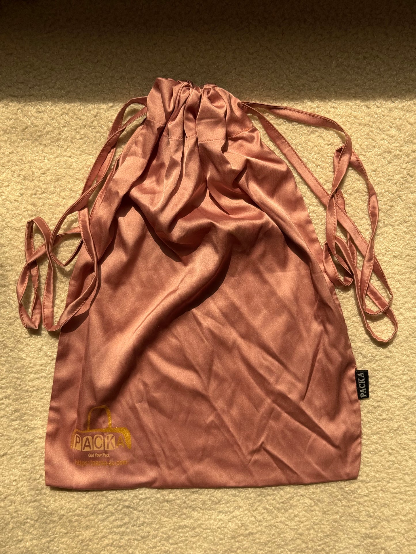 Satin Drawstring Bag