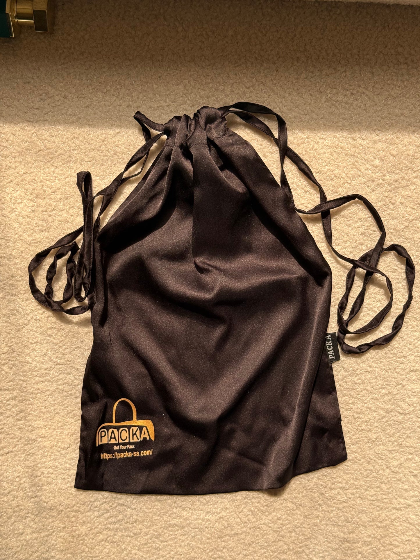 Satin Drawstring Bag