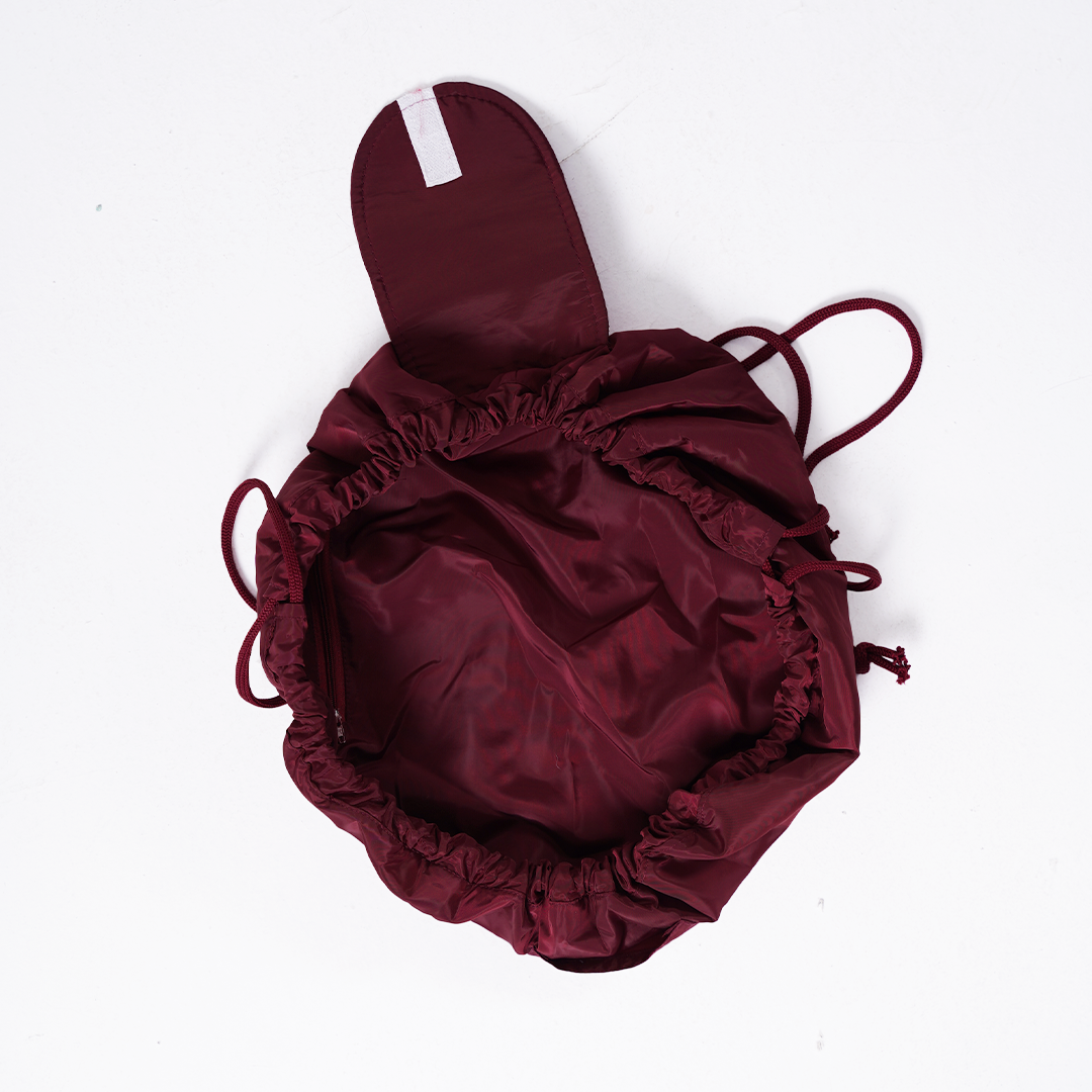 Drawstring Open Flat Makeup Bag