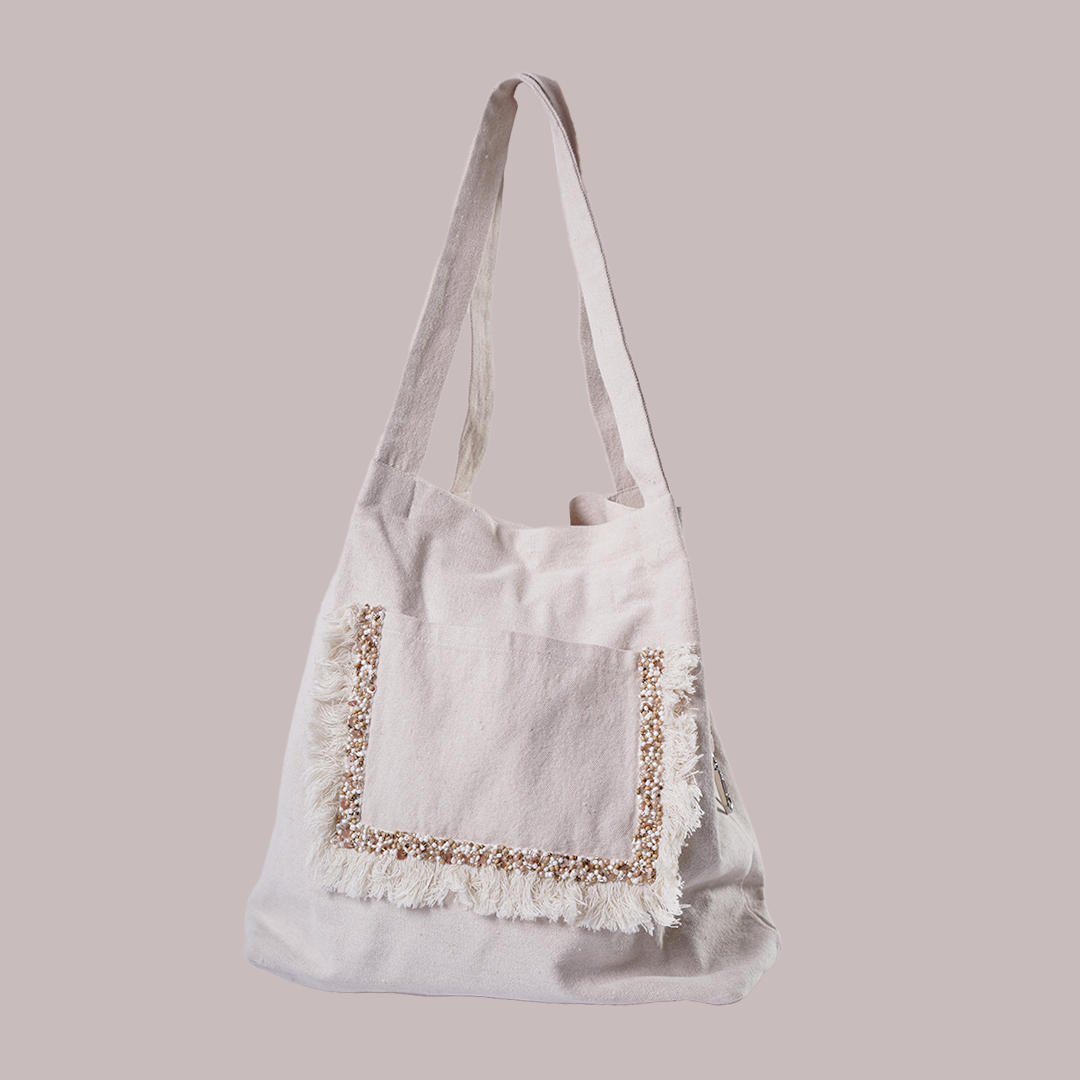 Embroidered Tote Bag ( 1004 )