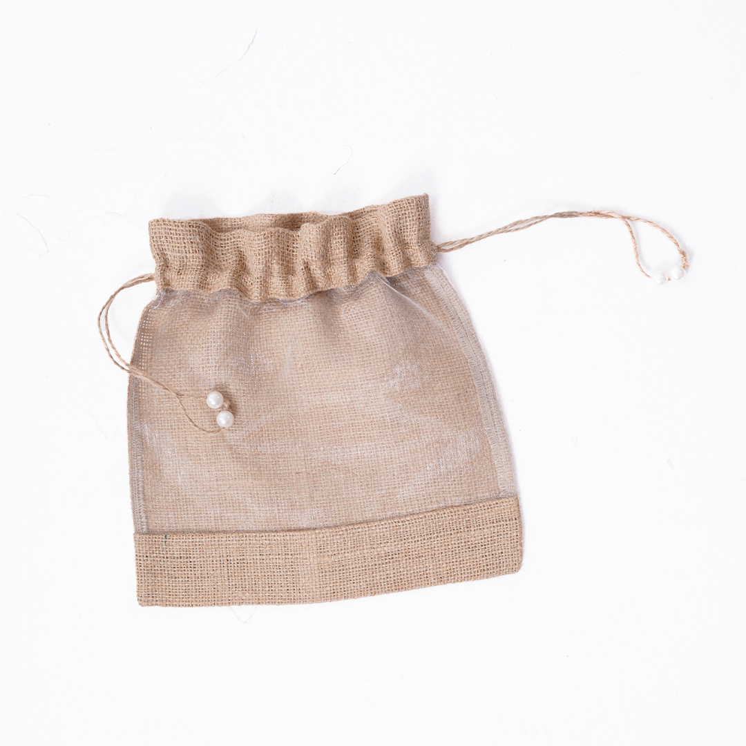 Jute Pouch Bag - SPA Center